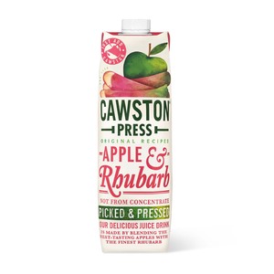 Cawston Press Pressed Juice Apple & Rhubarb in Carton