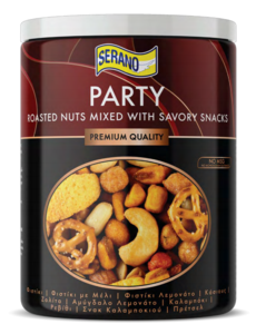 PARTY ROASTED NUTS MIXED WITH  SAVORY SNACKS